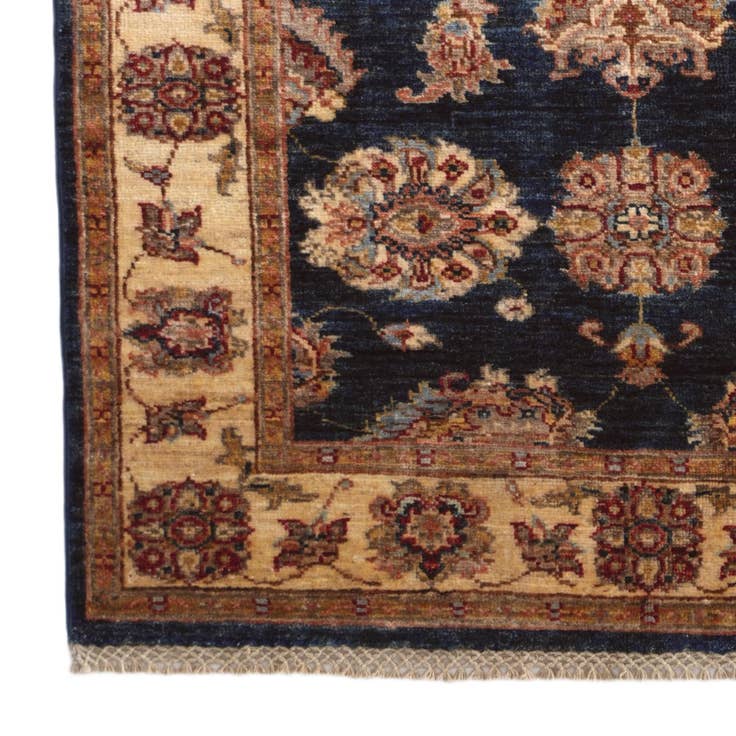 Detail image of 3' 1 x 4' 9 Hand Knotted Ziegler Rug