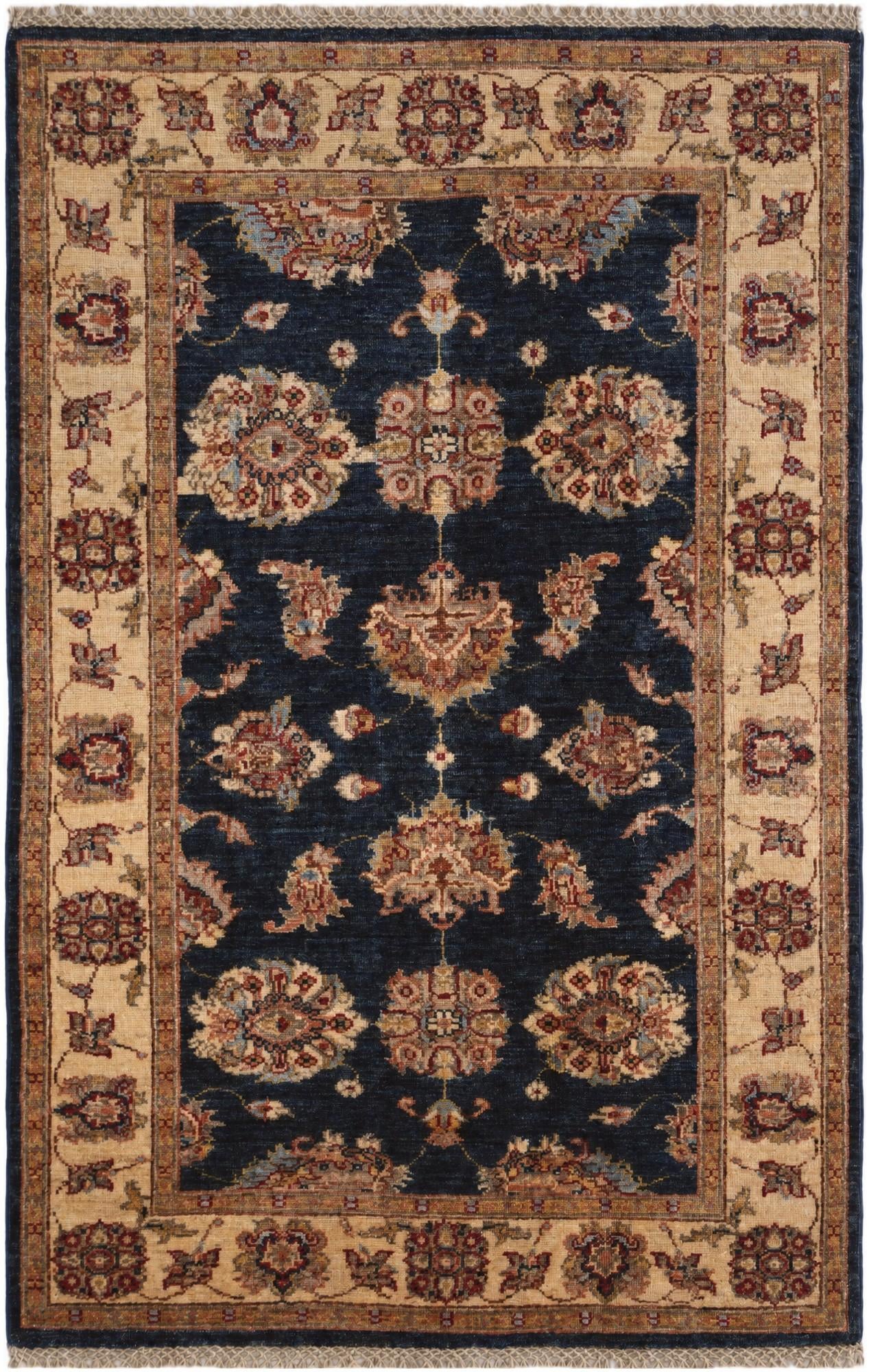3' 1 x 4' 9 Hand Knotted Ziegler Rug
