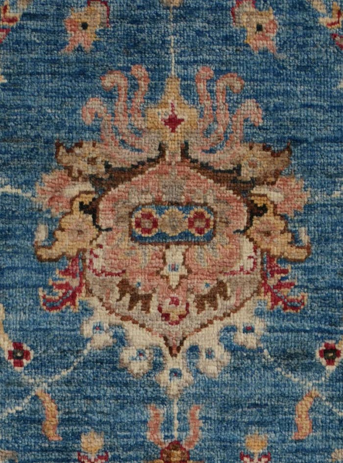 Detail image of 3' x 5' 2 Hand Knotted Ziegler Rug