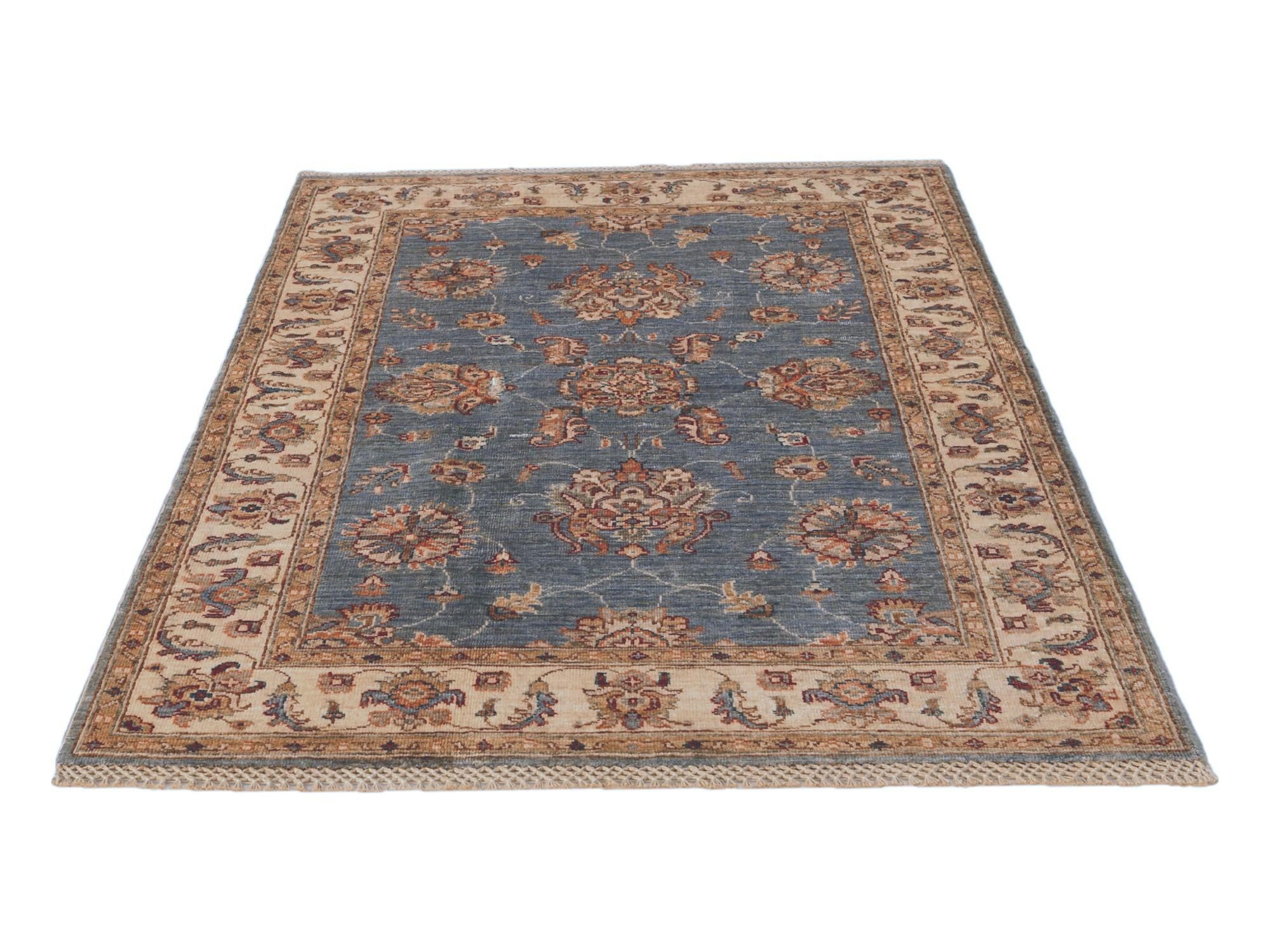 3' 6 x 4' 10 Hand Knotted Ziegler Rug
