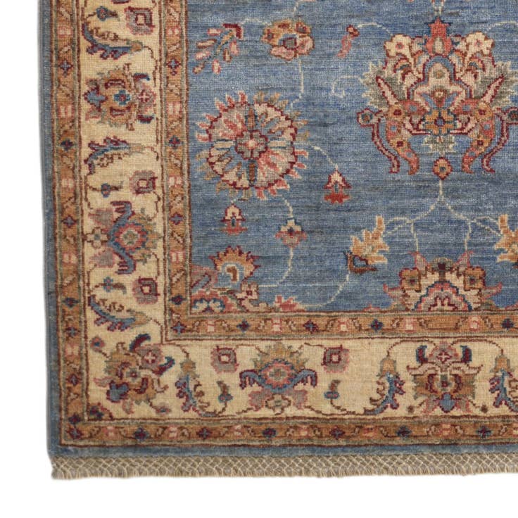 Detail image of 3' 6 x 4' 10 Hand Knotted Ziegler Rug