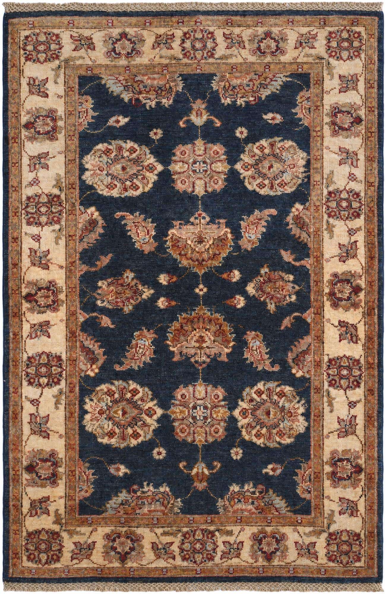 3' 1 x 4' 9 Hand Knotted Ziegler Rug
