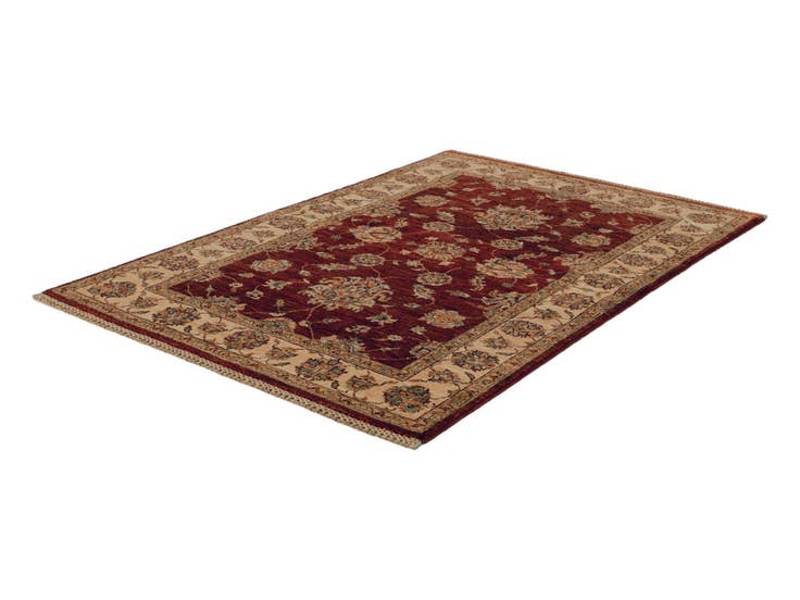 Detail image of 3' 4 x 5' Hand Knotted Ziegler Rug
