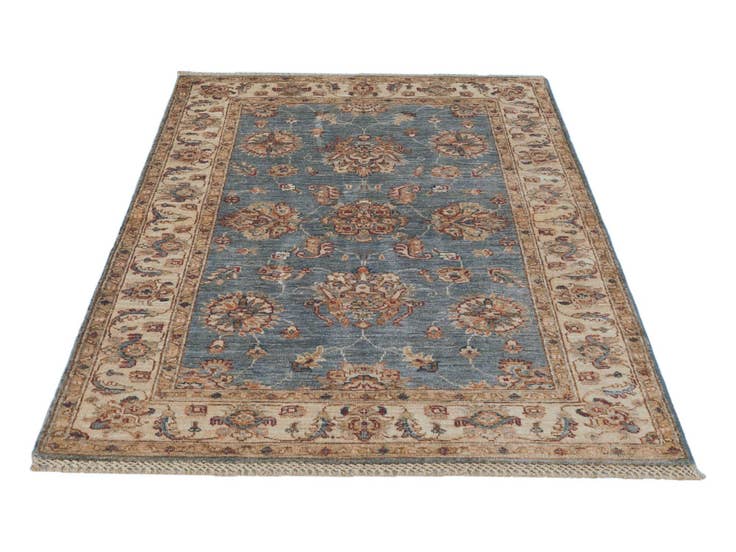 Detail image of 3' 4 x 5' Hand Knotted Ziegler Rug