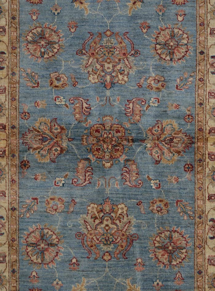 Detail image of 3' 4 x 5' Hand Knotted Ziegler Rug
