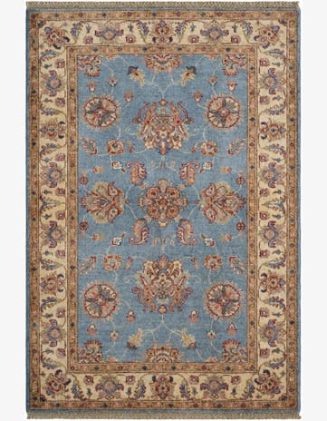 3' 4 x 5' Hand Knotted Ziegler Rug