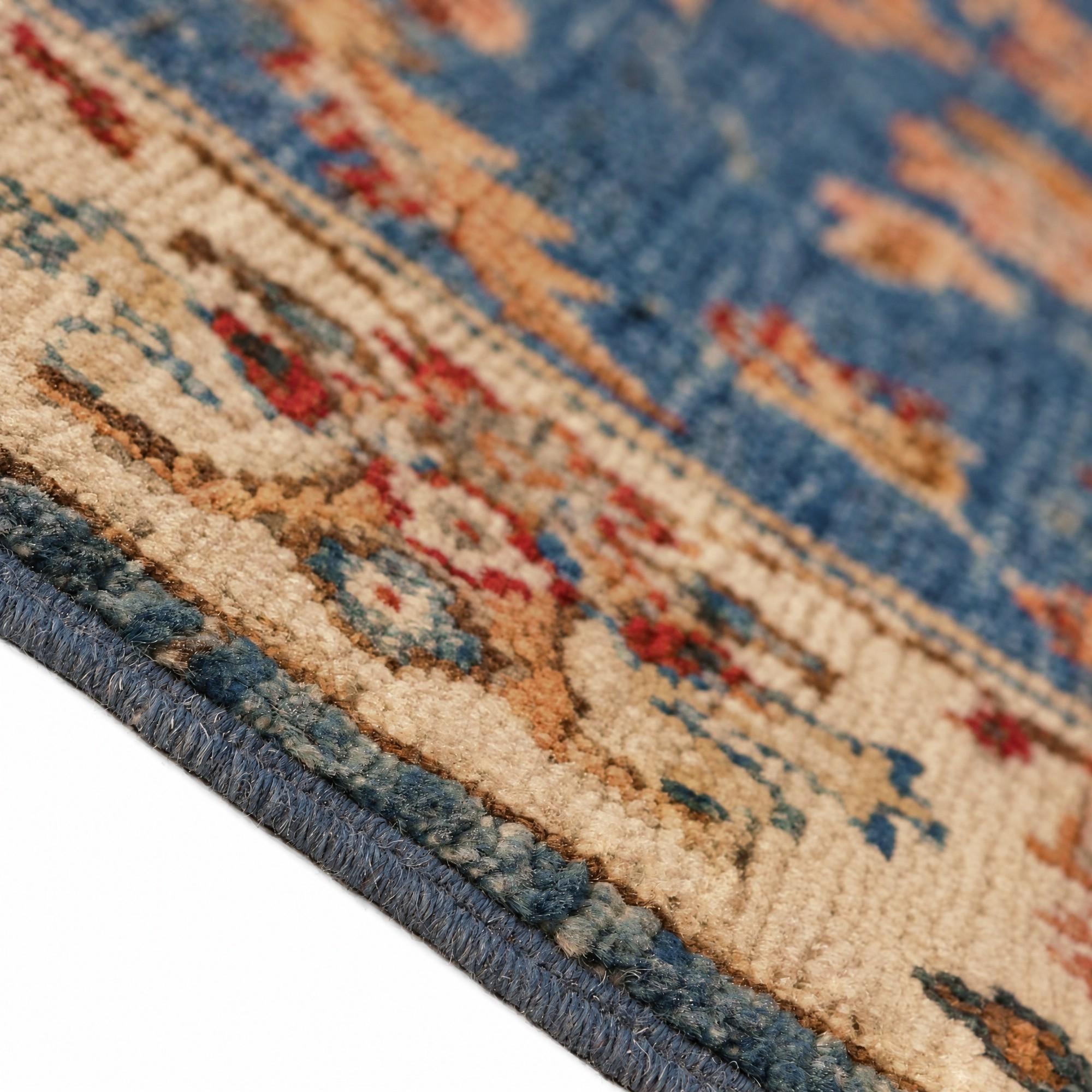 90cm x 155cm Hand Knotted Ziegler Rug