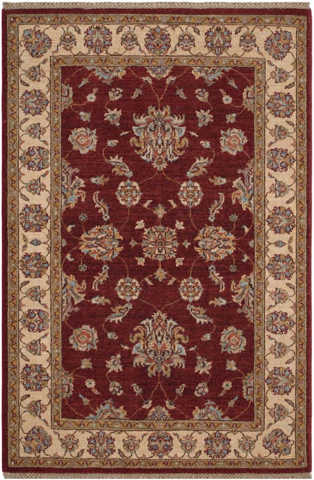 Detailansicht von 100cm x 150cm Handgeknüpft Ziegler Teppich