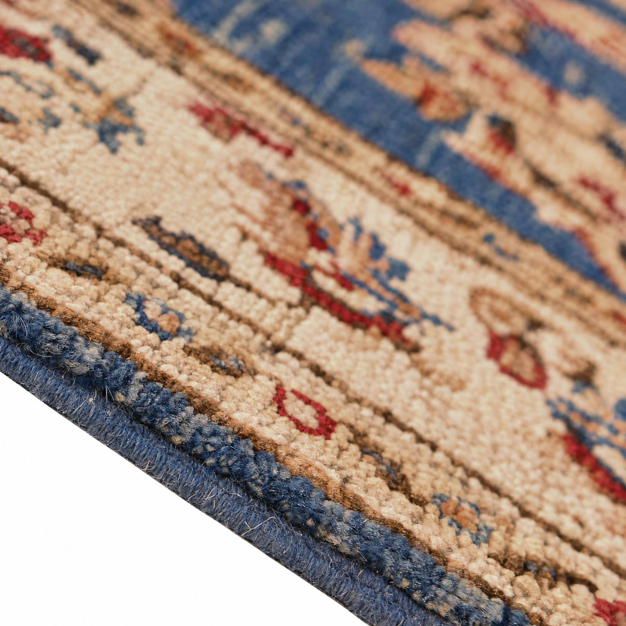 90cm x 155cm Hand Knotted Ziegler Rug