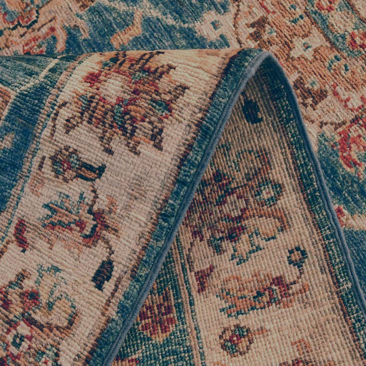 Detail image of 3' x 5' 2 Hand Knotted Ziegler Rug