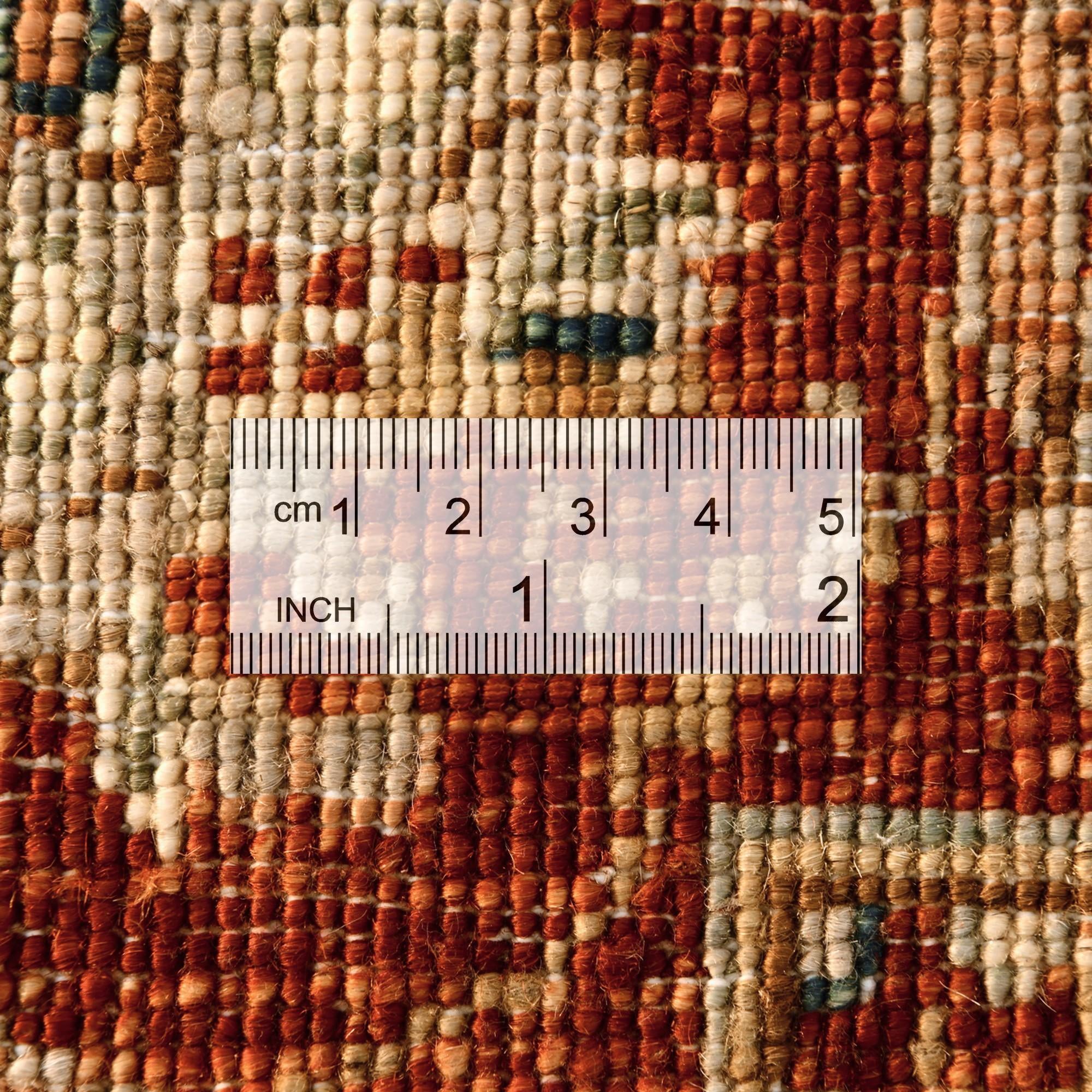 1' 10 x 3' 2 Hand Knotted Ziegler Rug