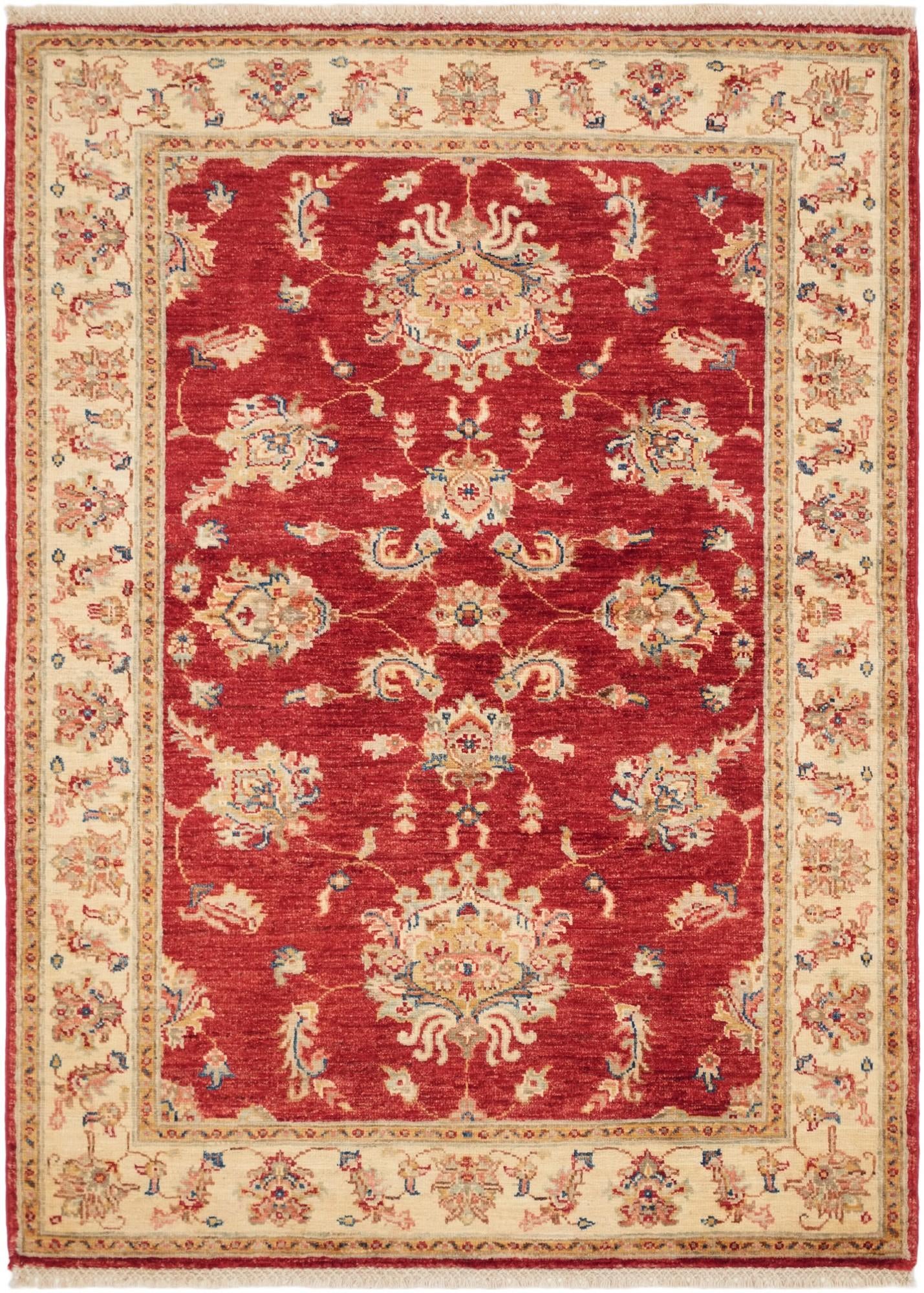 3' 6 x 4' 11 Hand Knotted Ziegler Rug
