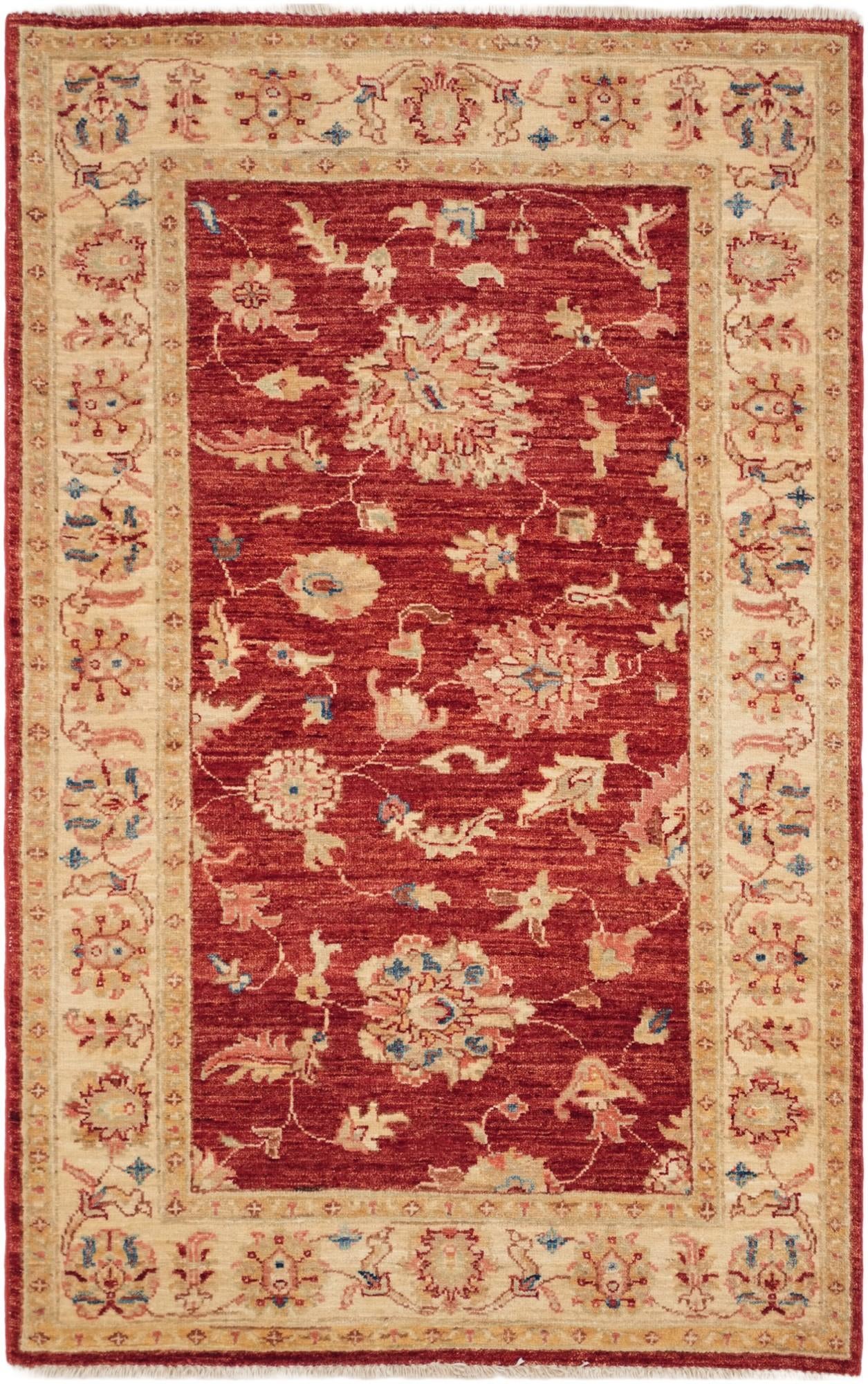 3' x 4' 10 Hand Knotted Ziegler Rug
