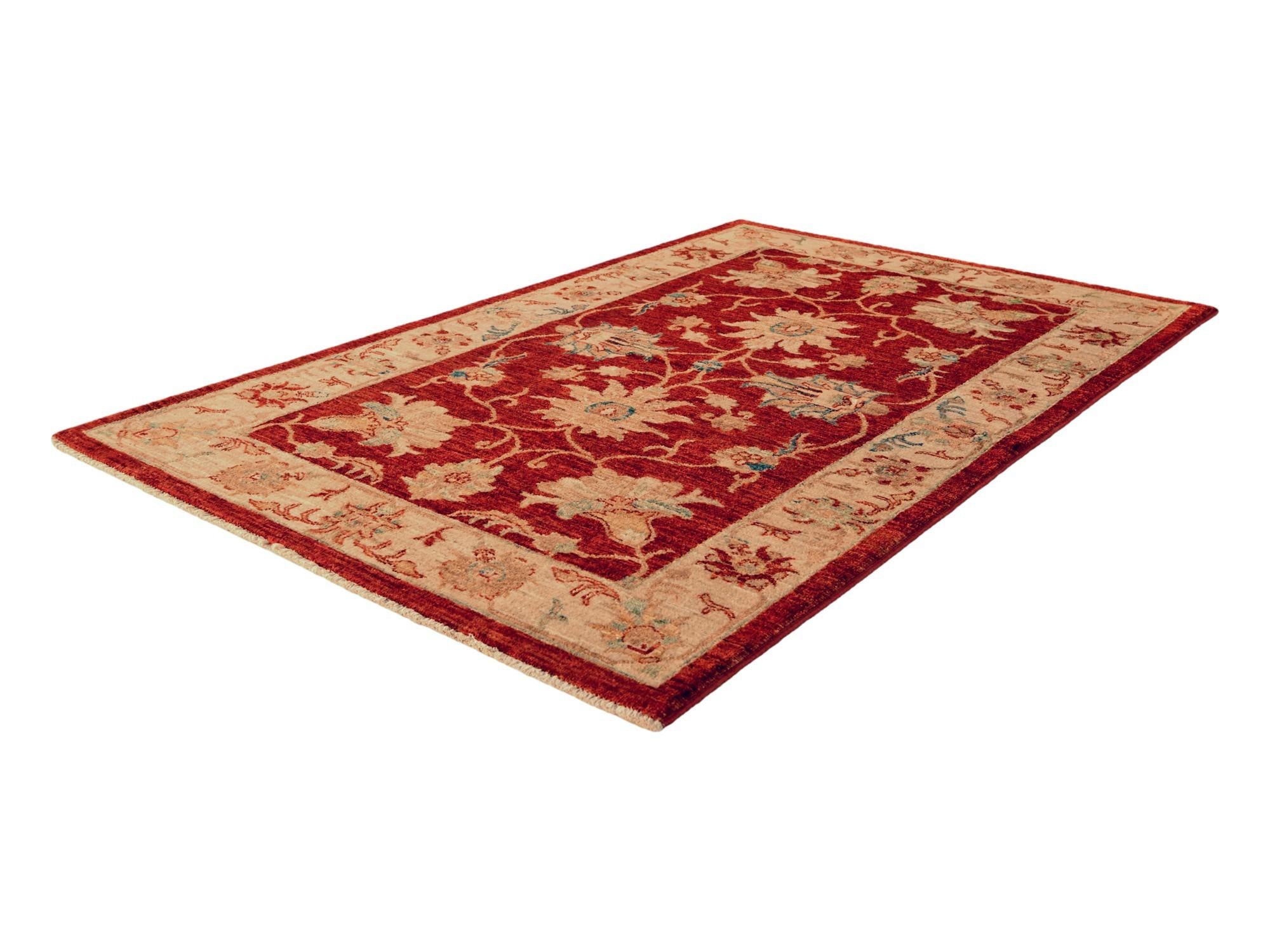 3' 5 x 5' 2 Hand Knotted Ziegler Rug