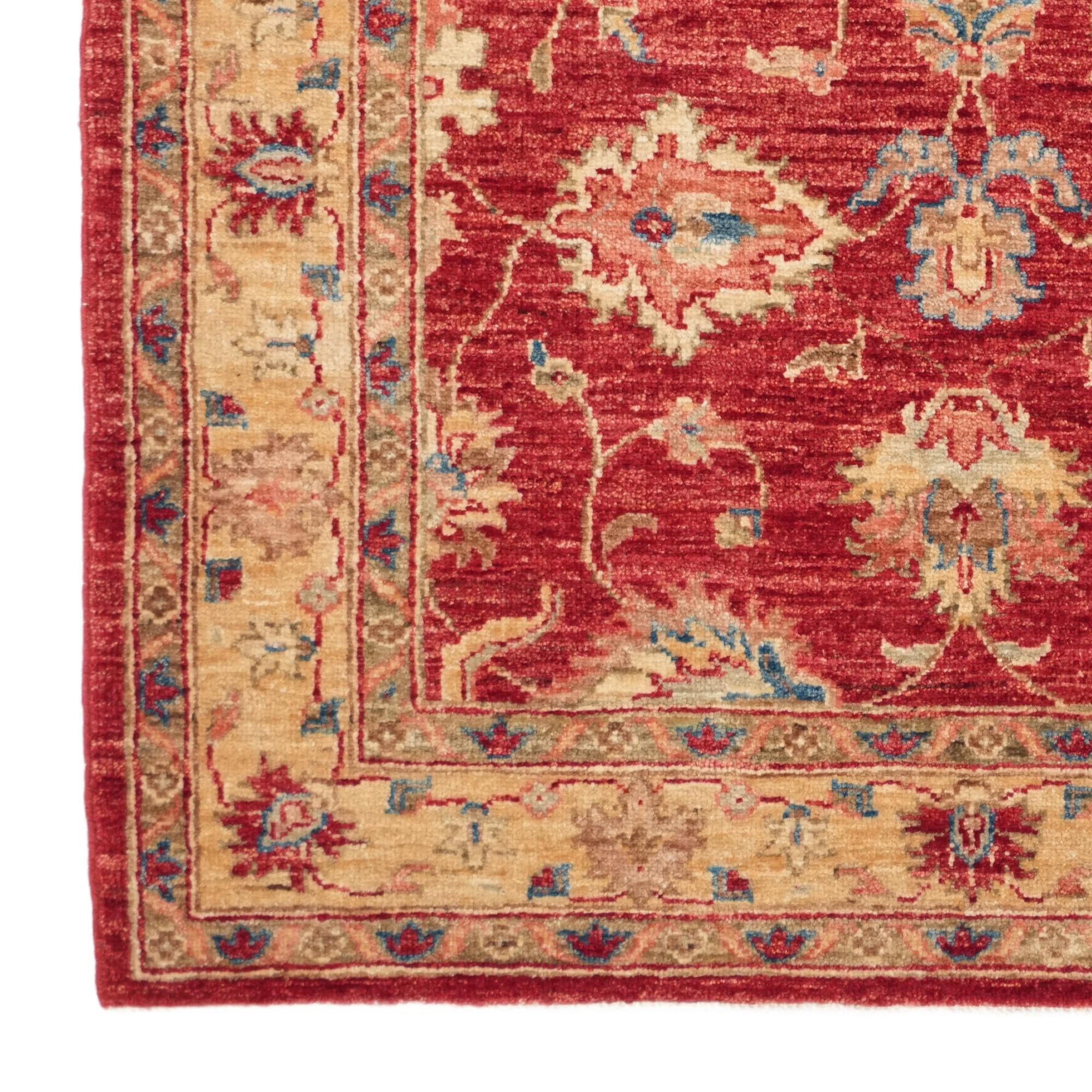 105cm x 150cm Hand Knotted Ziegler Rug