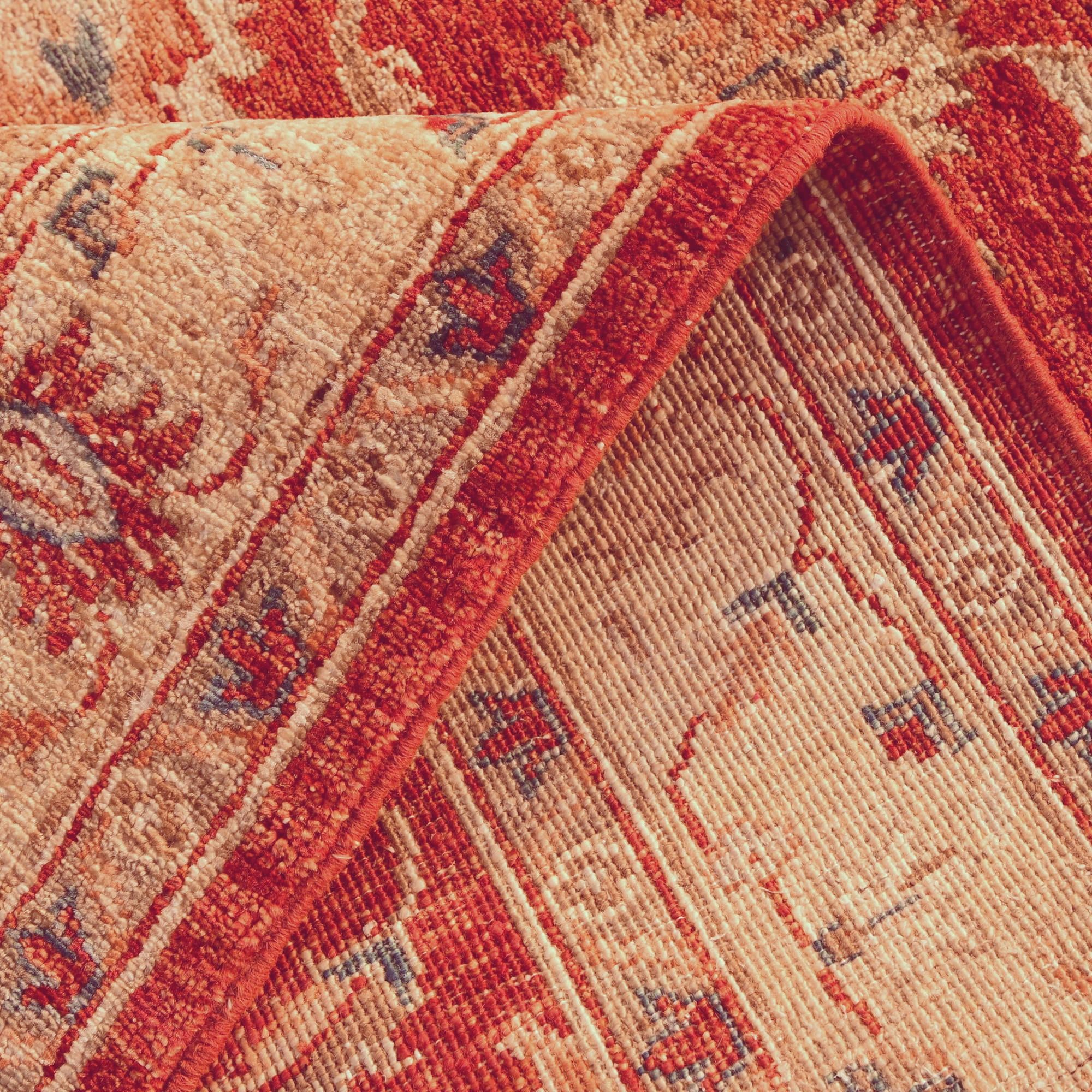 3' 5 x 4' 11 Hand Knotted Ziegler Rug