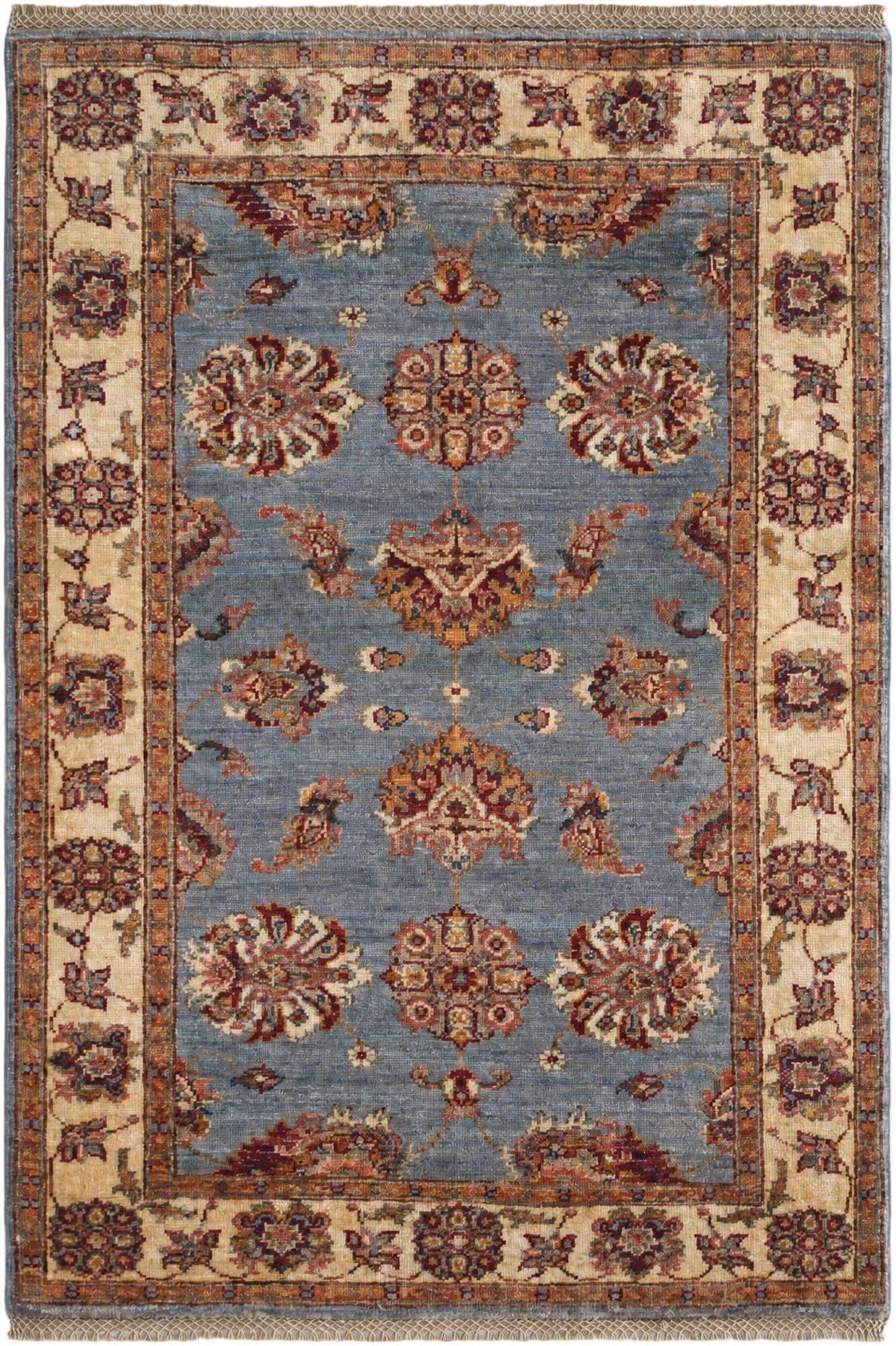 3' 1 x 4' 8 Hand Knotted Ziegler Rug