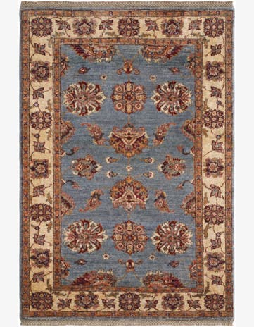 3' 1 x 4' 8 Hand Knotted Ziegler Rug