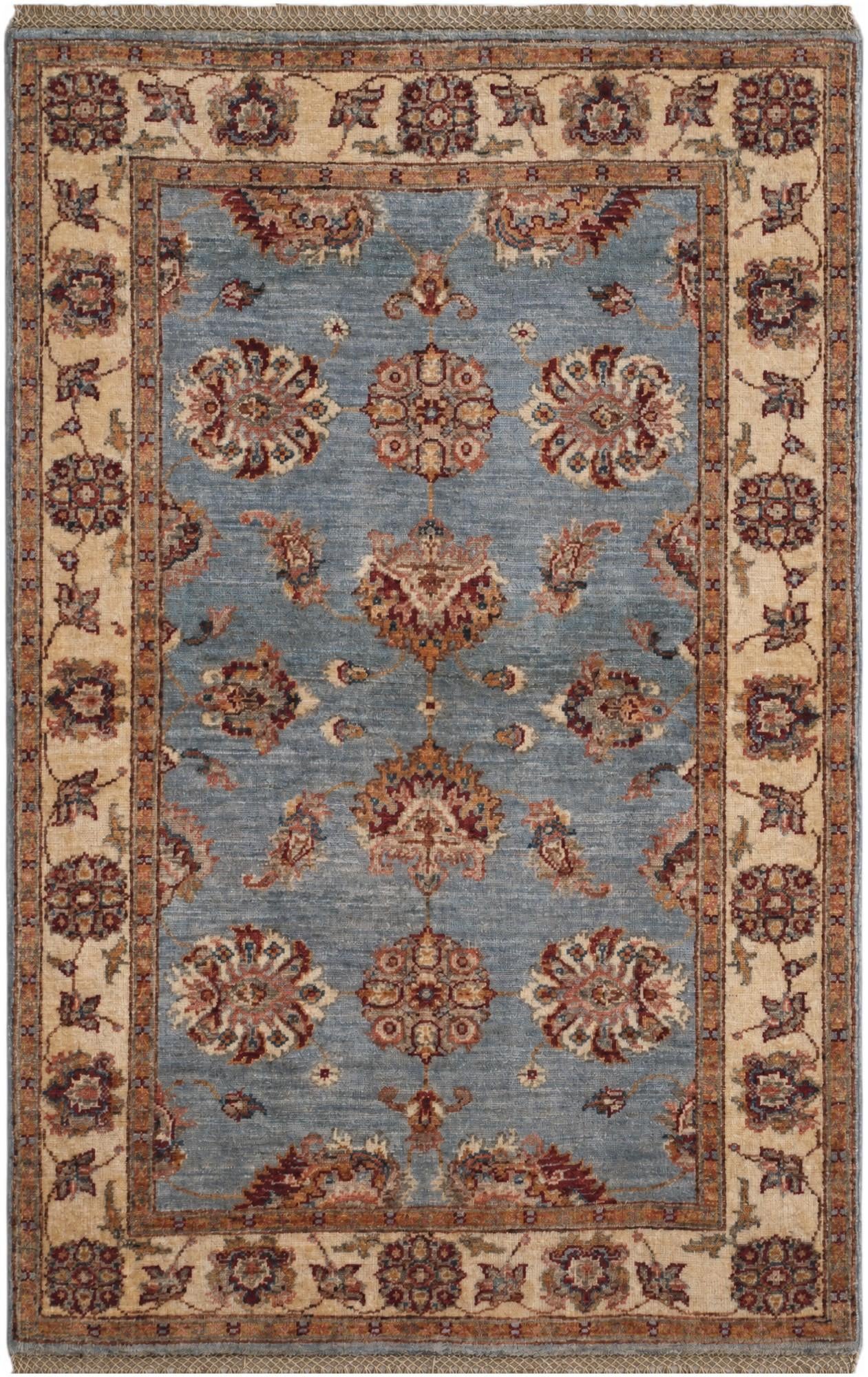 3' 1 x 4' 9 Hand Knotted Ziegler Rug