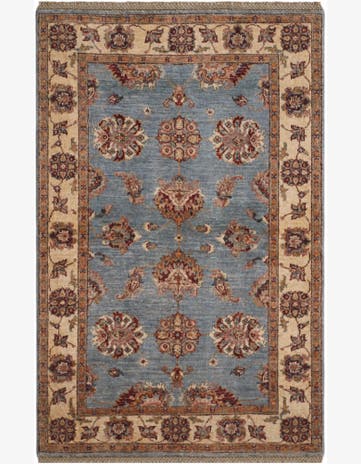 3' 1 x 4' 9 Hand Knotted Ziegler Rug