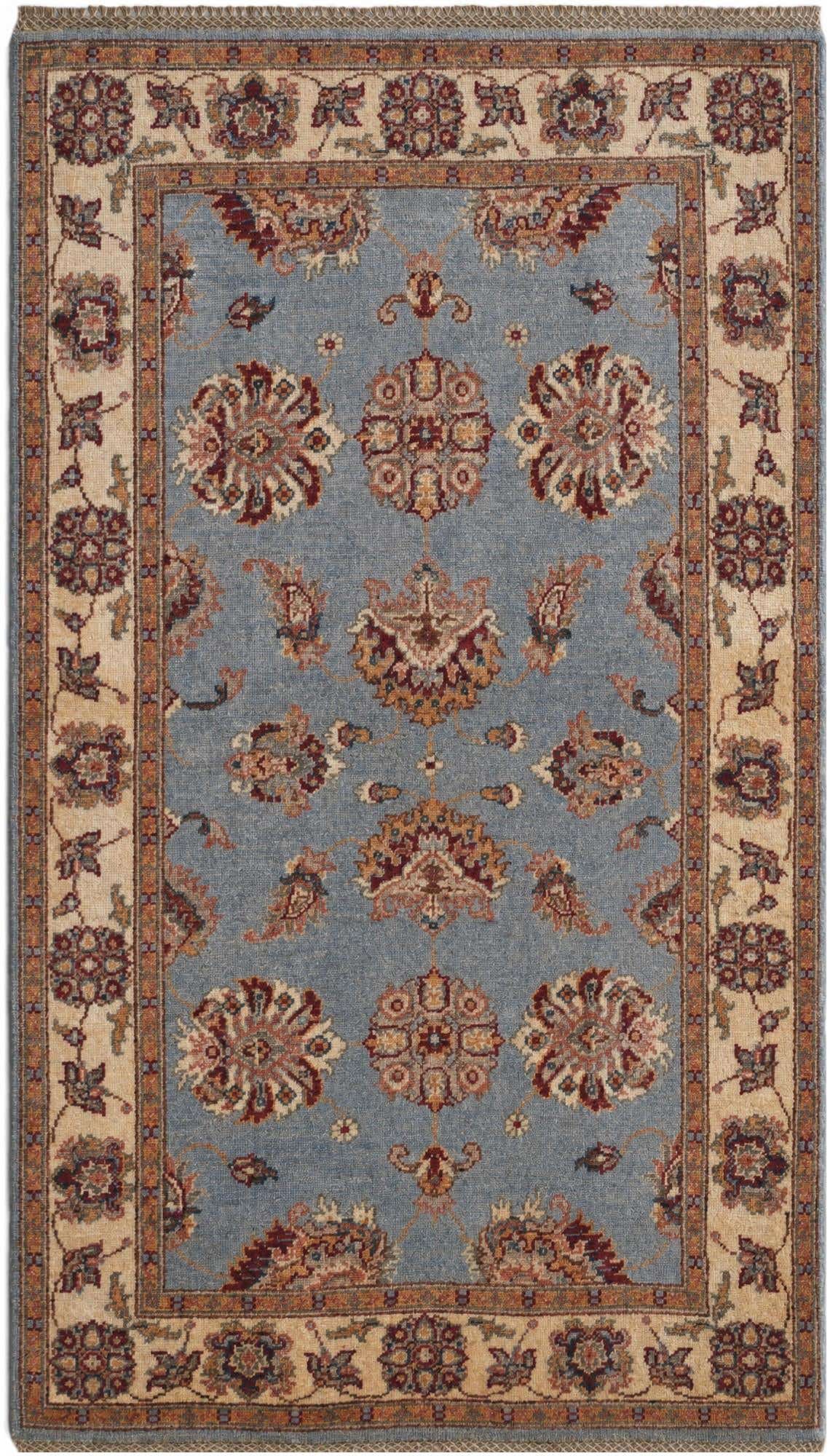 3' 1 x 5' 4 Hand Knotted Ziegler Rug
