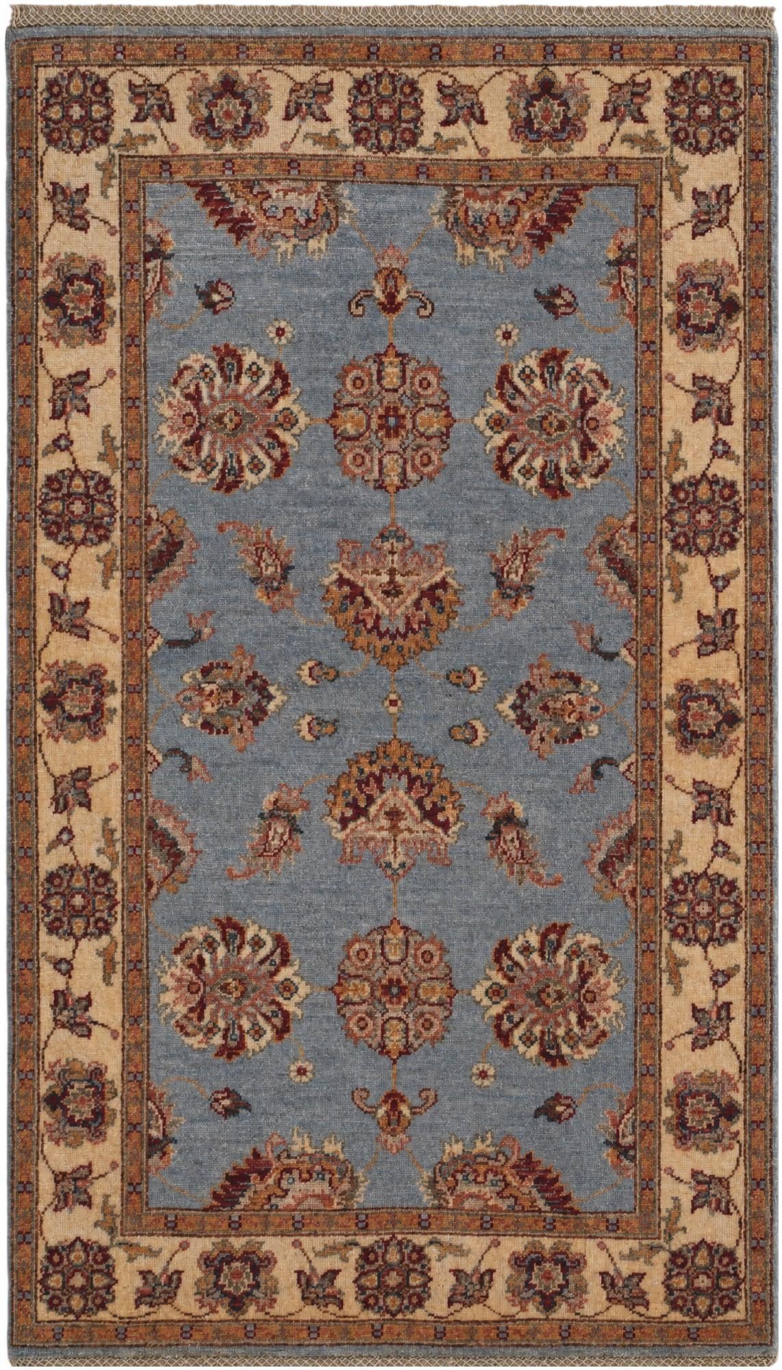 3' 1 x 5' 3 Hand Knotted Ziegler Rug
