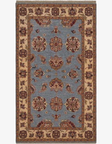 3' 1 x 5' 3 Hand Knotted Ziegler Rug