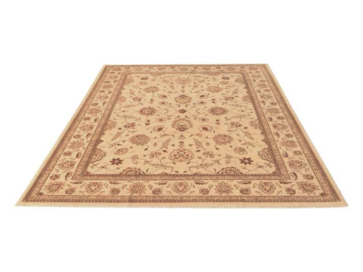 8' 2 x 10' 3 Hand Knotted Ziegler Rug