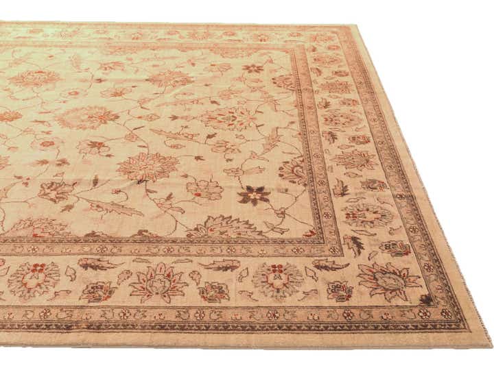 8' 2 x 10' 3 Hand Knotted Ziegler Rug