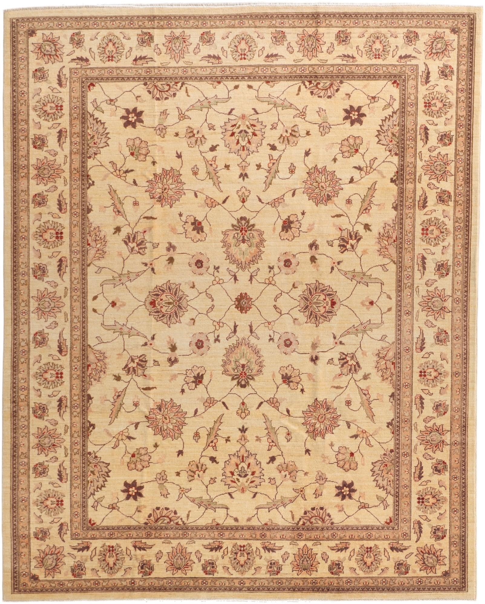 8' 2 x 10' 3 Hand Knotted Ziegler Rug