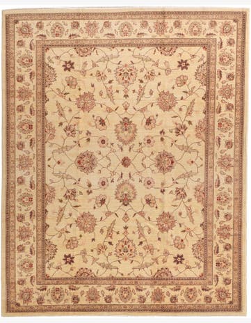 8' 2 x 10' 3 Hand Knotted Ziegler Rug