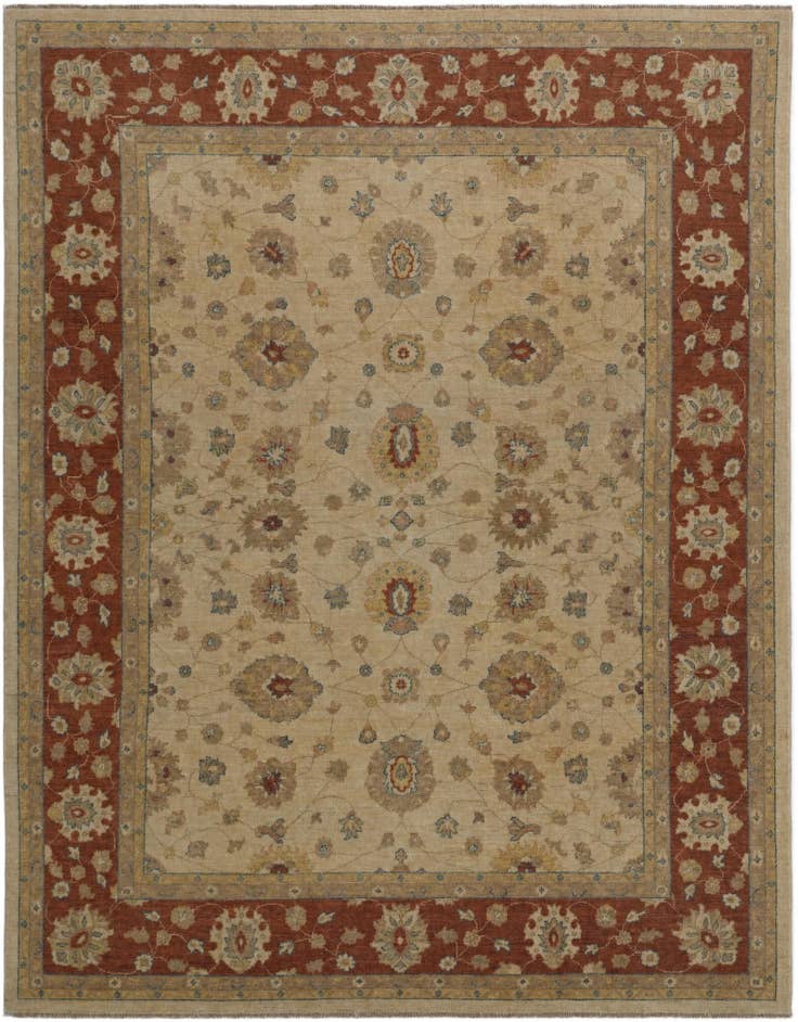 Detailansicht von 245cm x 315cm Handgeknüpft Ziegler Teppich