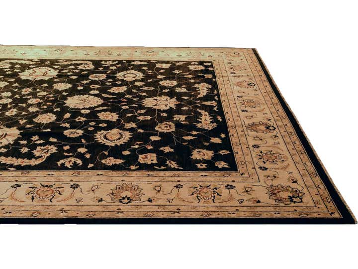 8' 7 x 11' 9 Hand Knotted Ziegler Rug