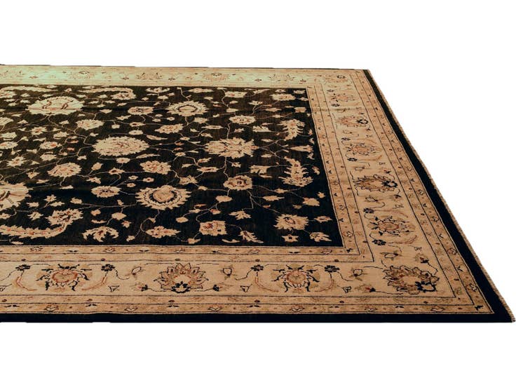 Detail image of 8' 7 x 11' 9 Hand Knotted Ziegler Rug