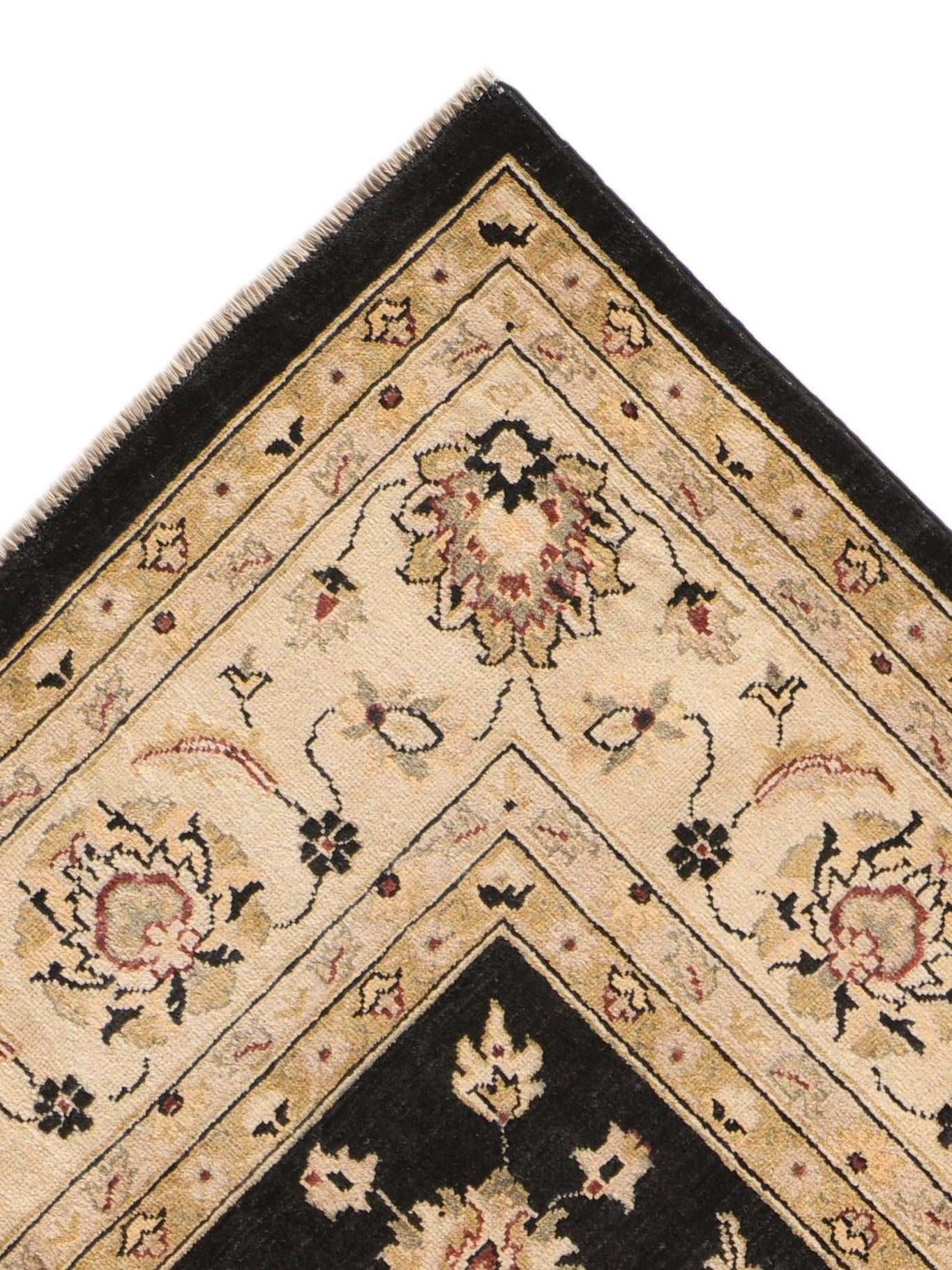 8' 7 x 11' 9 Hand Knotted Ziegler Rug