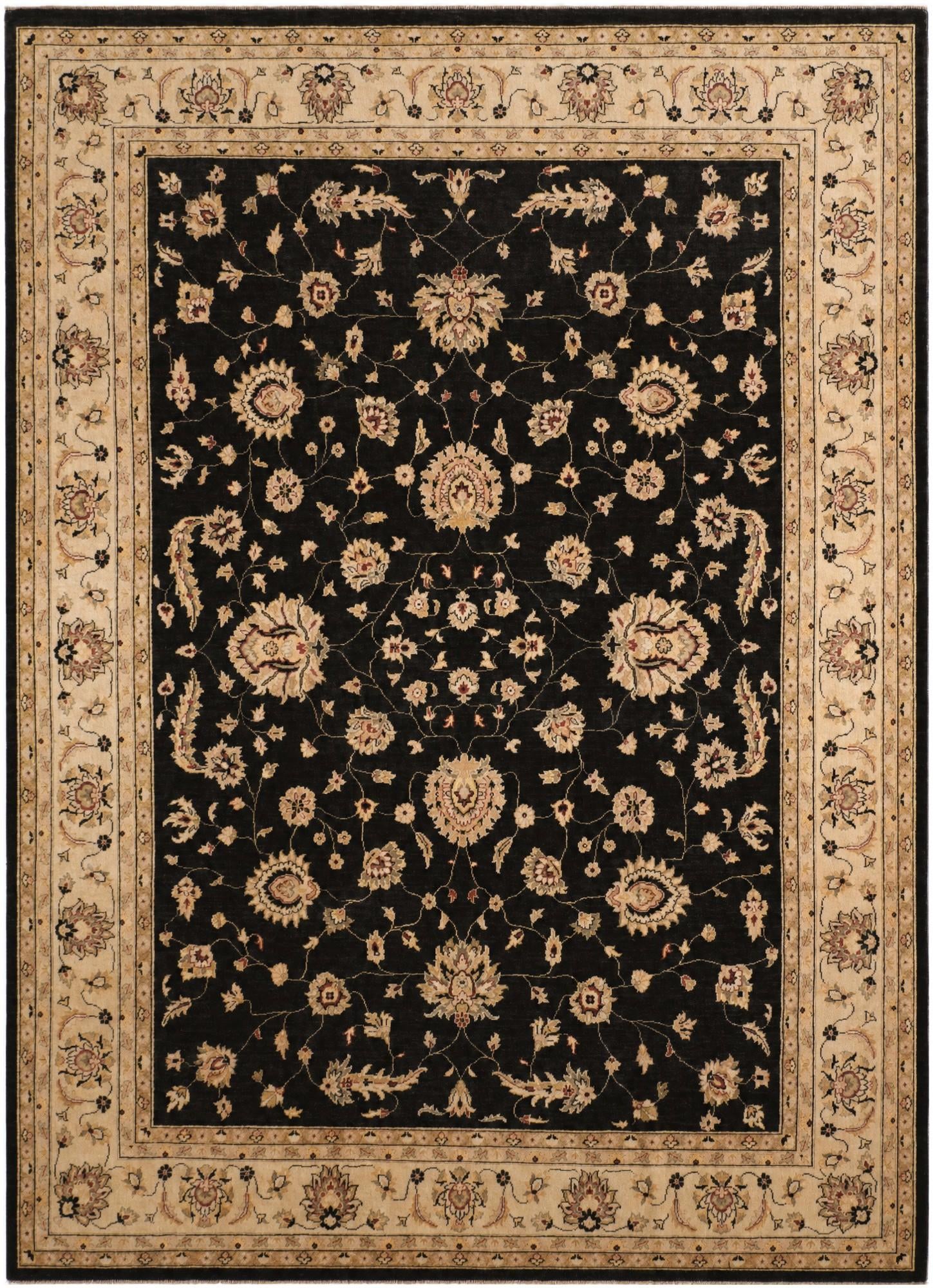 8' 7 x 11' 9 Hand Knotted Ziegler Rug