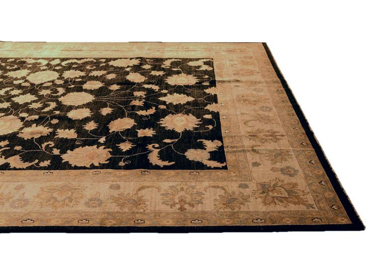 Detail image of 8' 11 x 11' 8 Hand Knotted Ziegler Rug