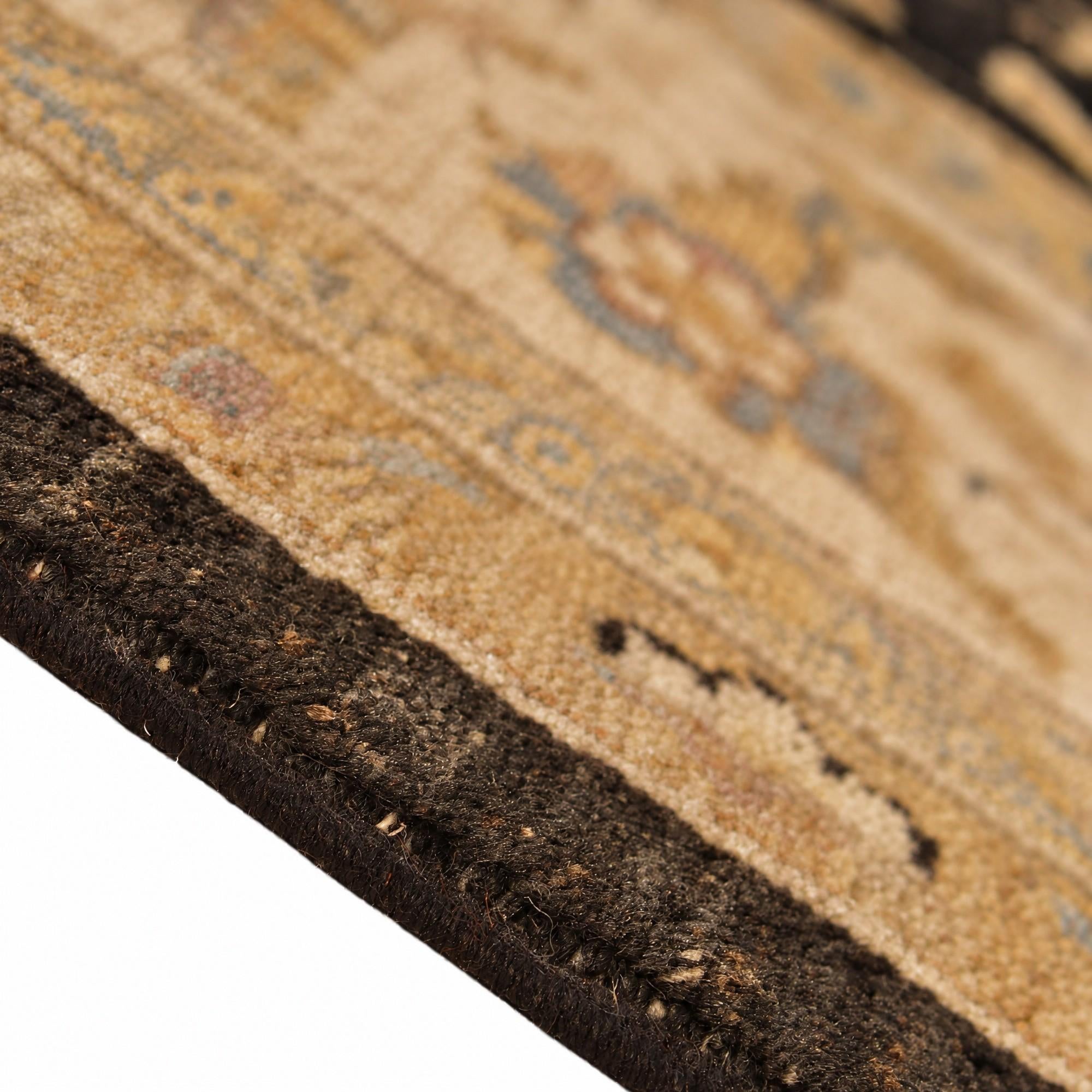 8' 11 x 11' 8 Hand Knotted Ziegler Rug