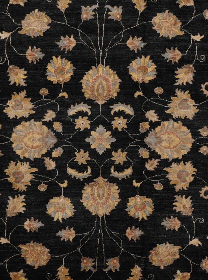 8' 11 x 11' 8 Hand Knotted Ziegler Rug
