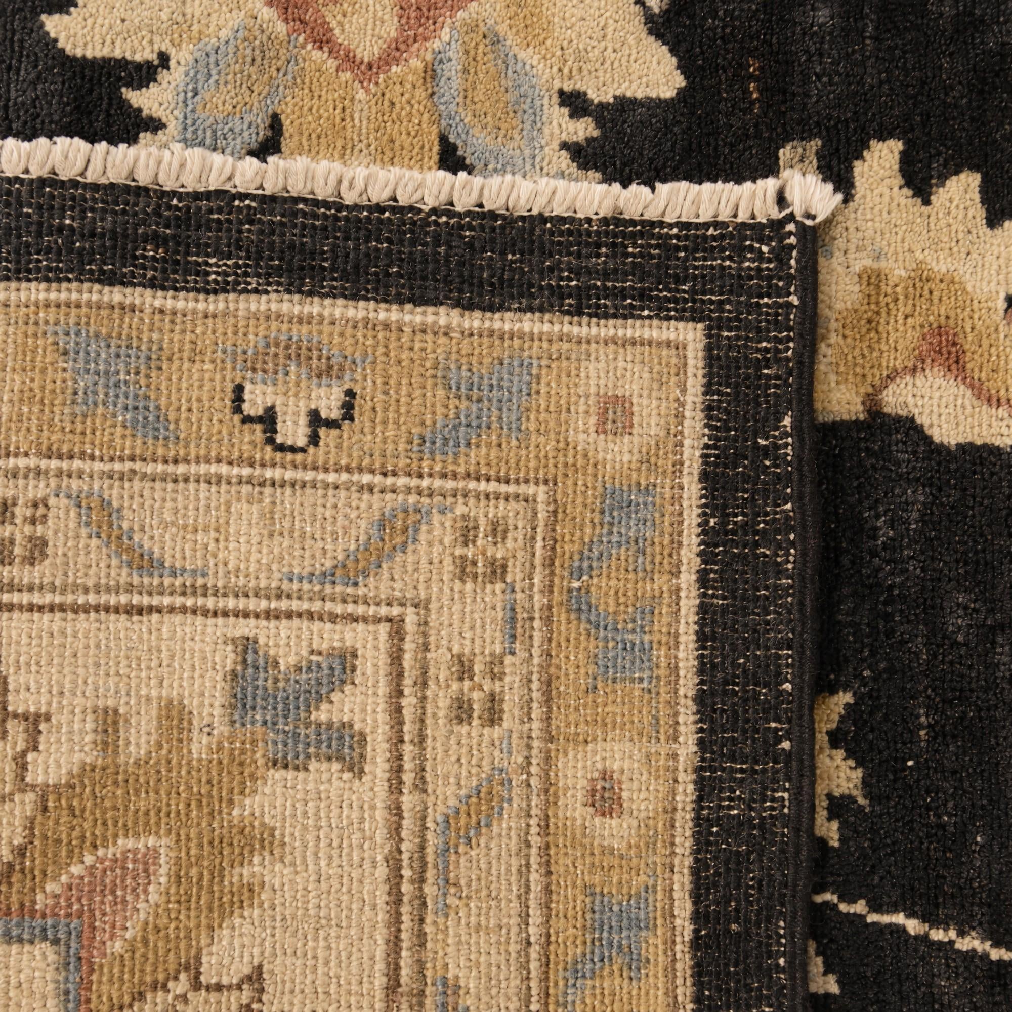 8' 11 x 11' 8 Hand Knotted Ziegler Rug