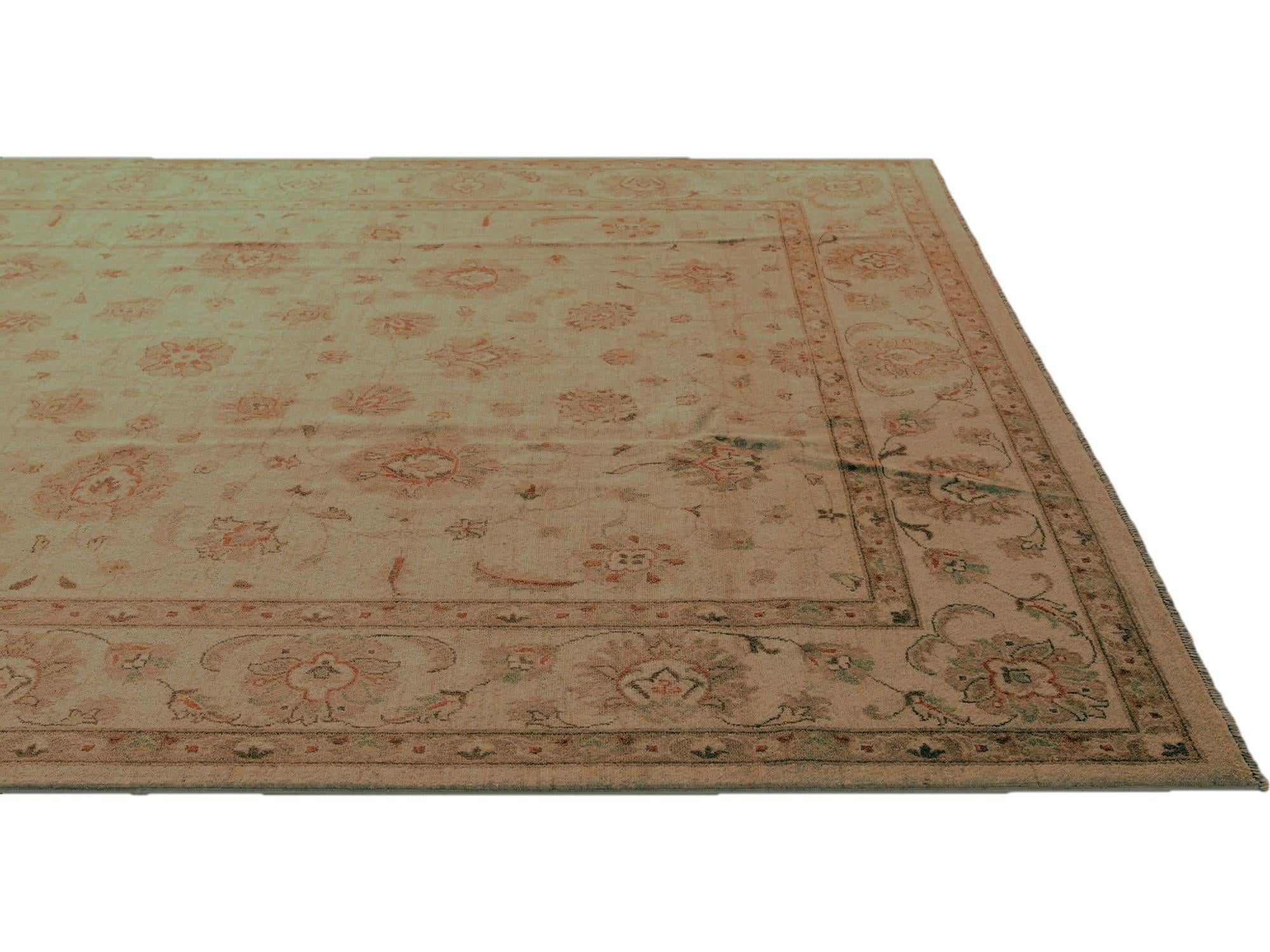 8' x 9' 11 Hand Knotted Ziegler Rug