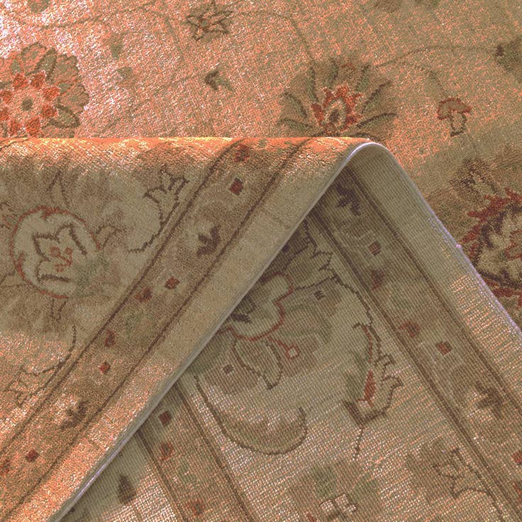 Detail image of 8' x 9' 11 Hand Knotted Ziegler Rug