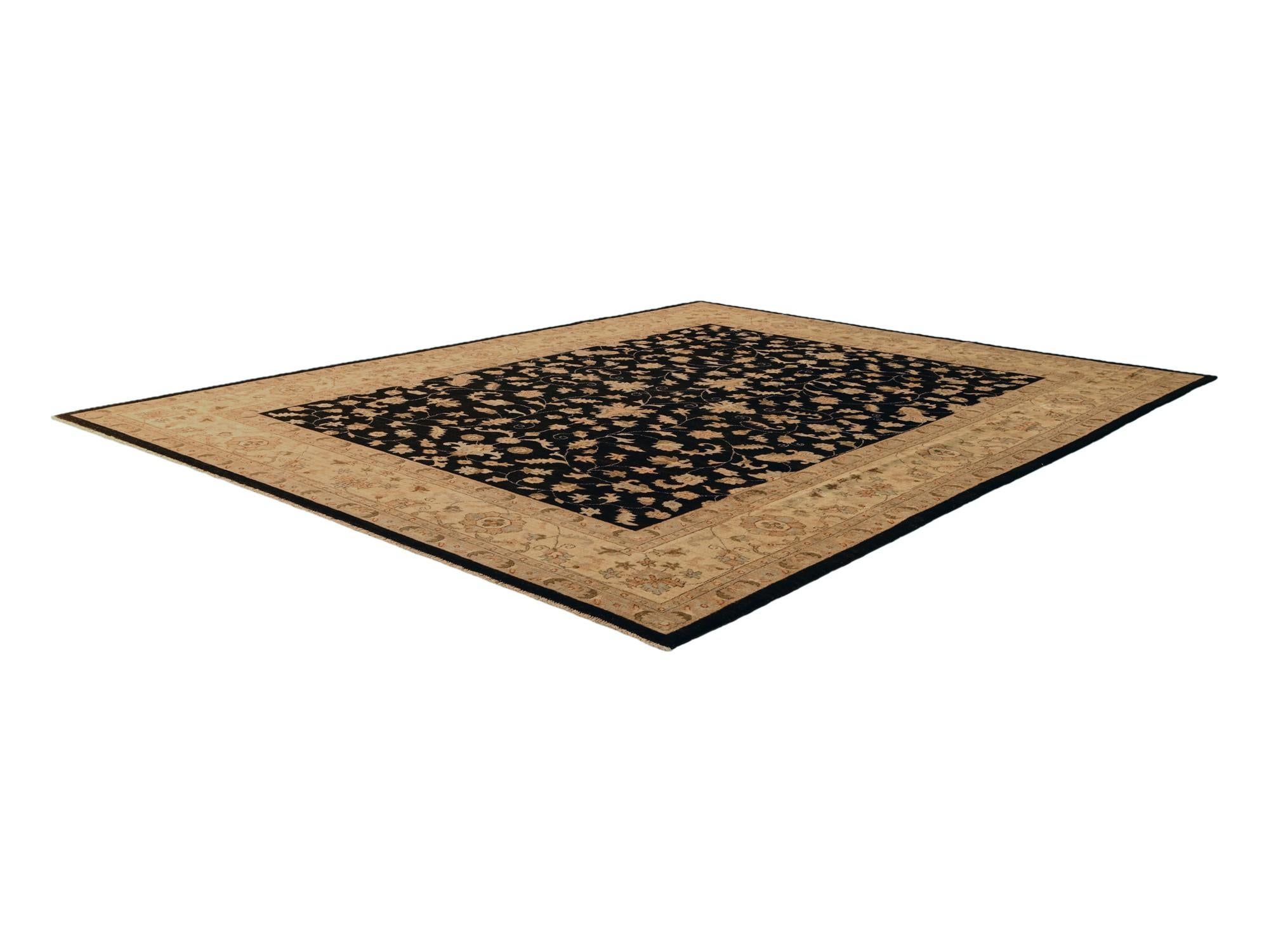 9' 3 x 11' 6 Hand Knotted Ziegler Rug