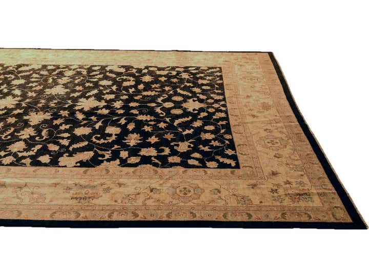 9' 3 x 11' 6 Hand Knotted Ziegler Rug