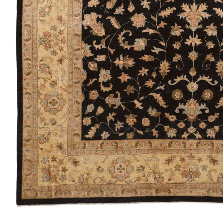 9' 3 x 11' 6 Hand Knotted Ziegler Rug