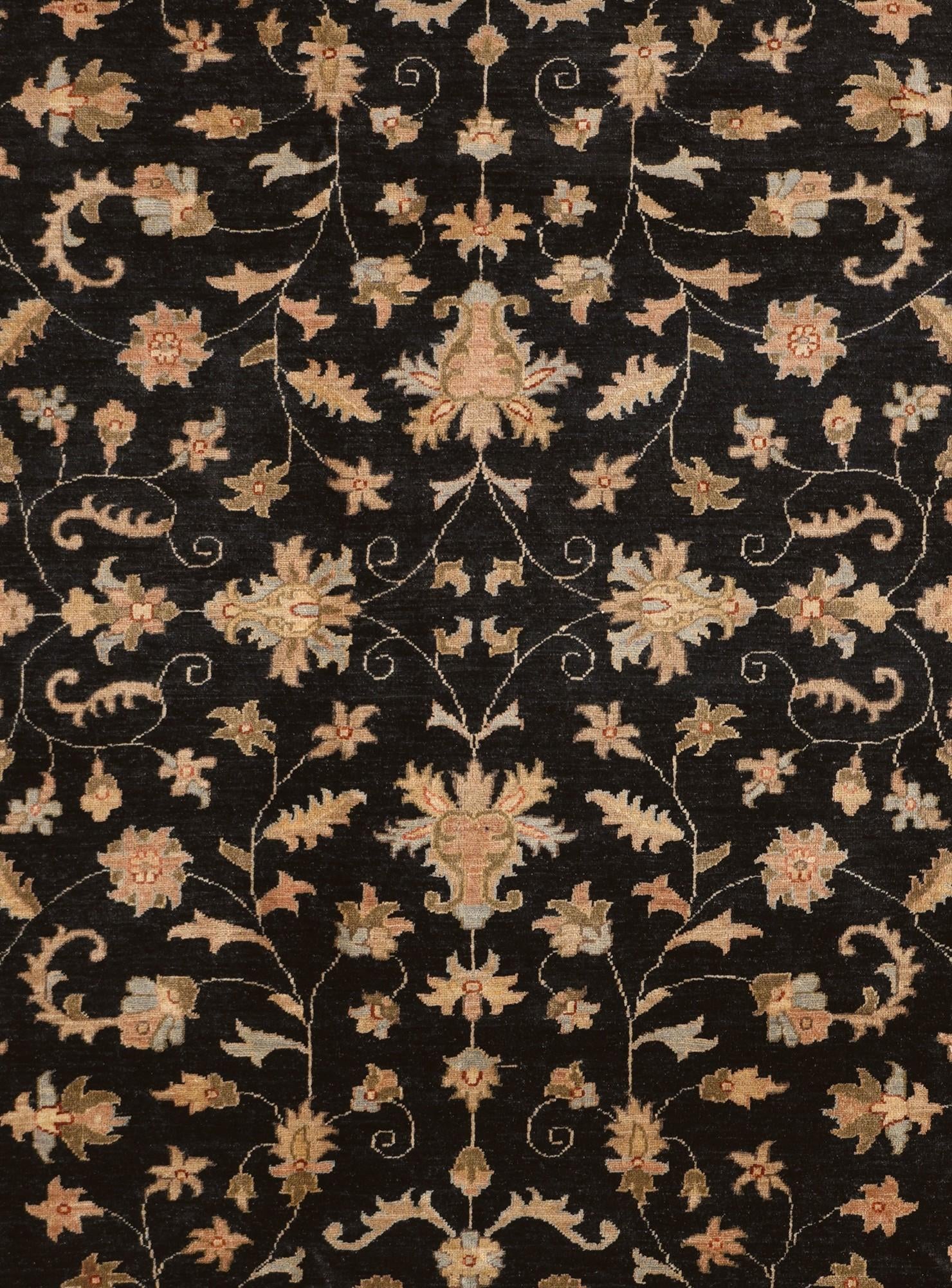 9' 3 x 11' 6 Hand Knotted Ziegler Rug