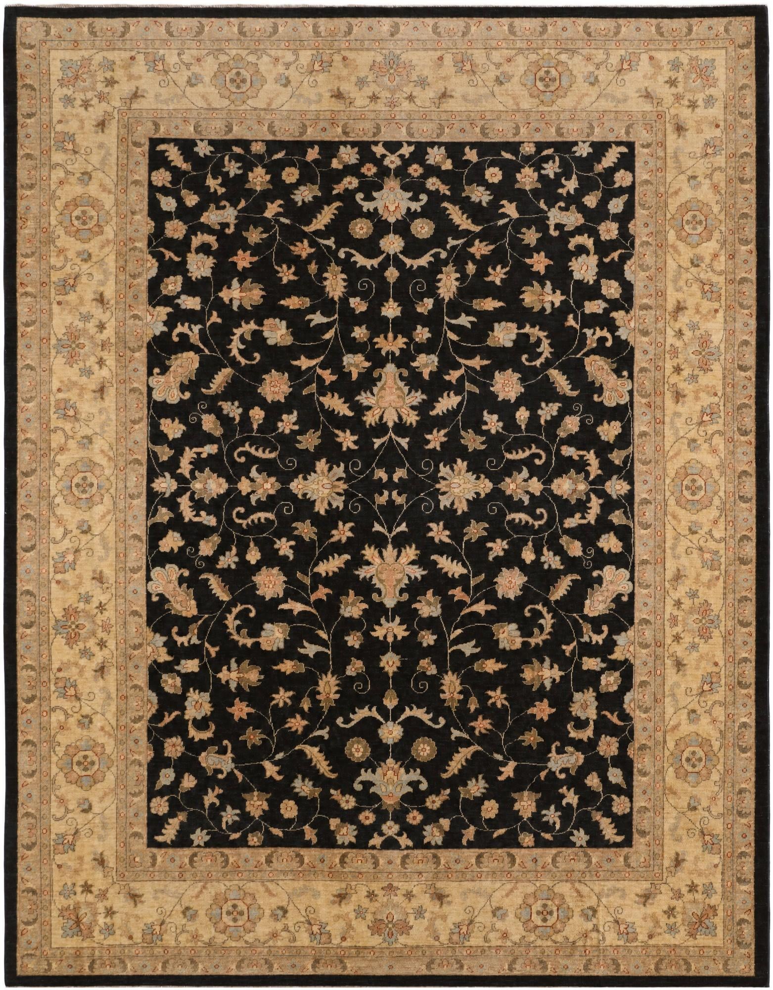 9' 3 x 11' 6 Hand Knotted Ziegler Rug