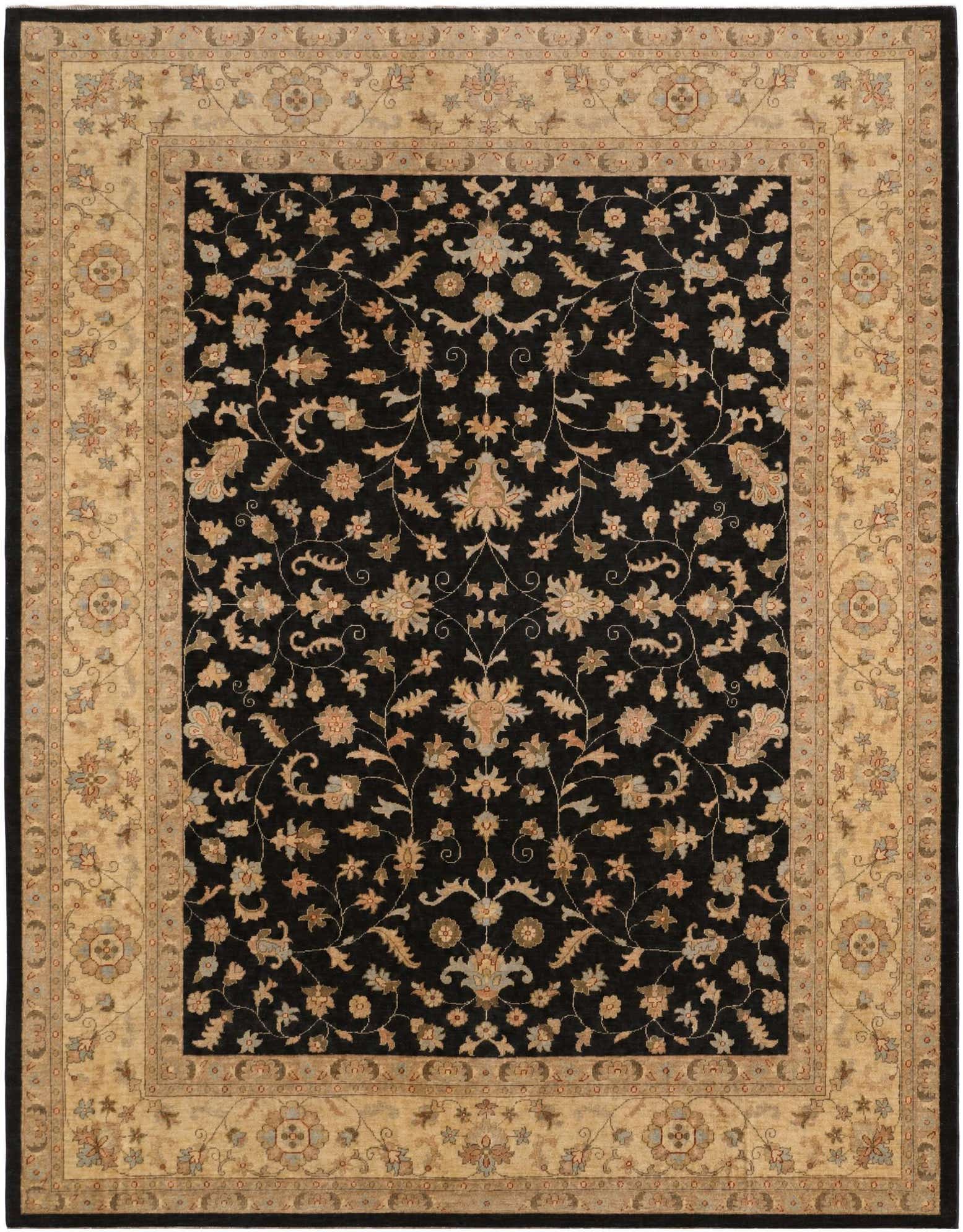 9' 3 x 11' 6 Hand Knotted Ziegler Rug