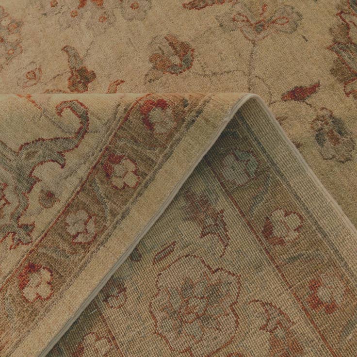 Detail image of 7' 11 x 10' 5 Hand Knotted Ziegler Rug