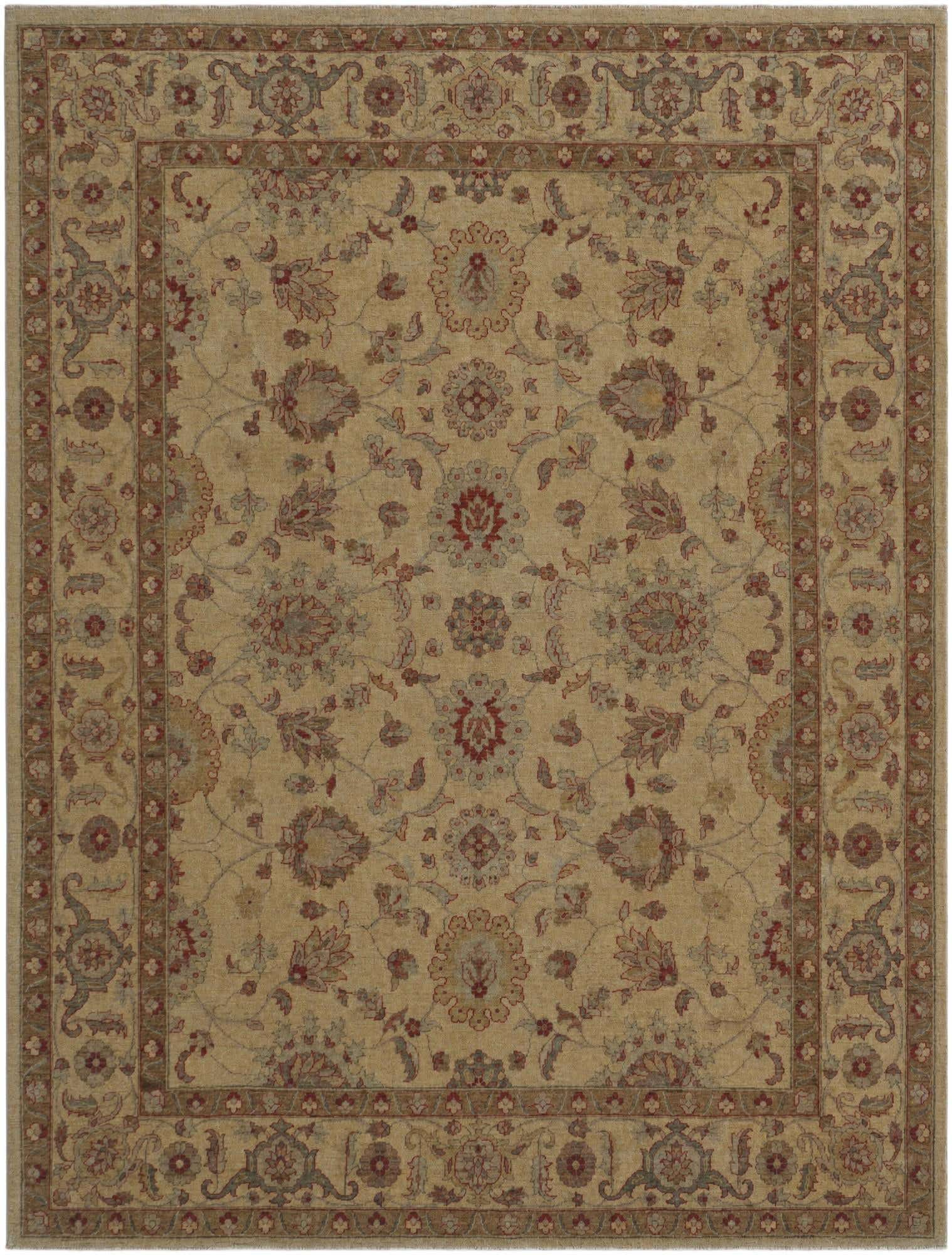 7' 11 x 10' 5 Hand Knotted Ziegler Rug